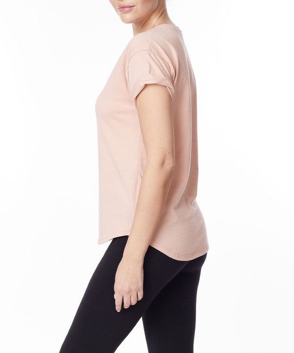 Fabina Cotton Jersey V-Neck On Her Day Top