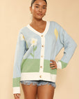 Flower Field Knit Cardigan