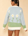 Flower Field Knit Cardigan