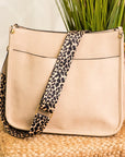 Dani & Em Crossbody Handbag Purse Leopard Animal Strap