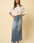 Insane Gene High Rise Flared Maxi Skirt