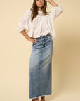 Insane Gene High Rise Flared Maxi Skirt