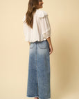 Insane Gene High Rise Flared Maxi Skirt