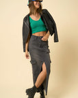 Insane Gene Super Maxi Cargo Skirt