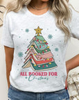 All Booked for Christmas Graphic Tee