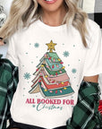 All Booked for Christmas Graphic Tee