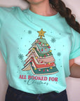 All Booked for Christmas Graphic Tee