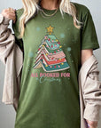 All Booked for Christmas Graphic Tee