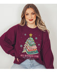 All Booked for Christmas Unisex Fleece Sweatshirt