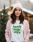 Happy Holla Days Graphic Short Sleeve Tee