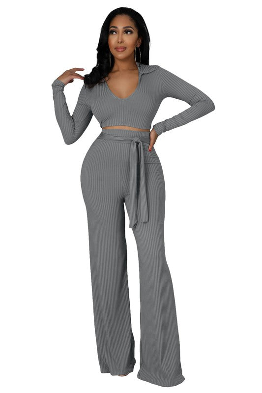 Sexy Two Piece Pant Set by Claude