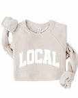 Varsity Font Local Graphic Crewneck Sweatshirt