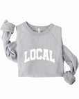 Varsity Font Local Graphic Crewneck Sweatshirt