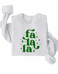 Fa La La Holiday Graphic Premium Crew Sweatshirt