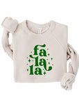 Fa La La Holiday Graphic Premium Crew Sweatshirt