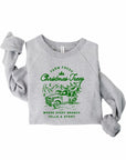 Farm Fresh Christmas Trees Graphic Premium Crew Sweatshirt