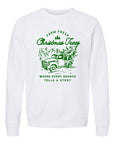 Plus Farm Fresh Christmas Trees Graphic Premium Crew Sweatshirt