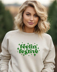 Plus Feelin' Festive Graphic Premium Crew