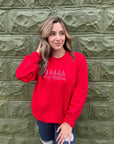 Merry Christmas Embroidered Sweatshirt