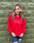 Merry Christmas Embroidered Sweatshirt