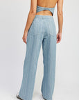 Mid Rise Wide Leg Pants by Emory Park