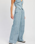 Mid Rise Wide Leg Pants by Emory Park