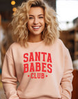 Plus Santa Babes Club Graphic Premium Crew