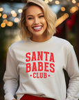 Plus Santa Babes Club Graphic Premium Crew