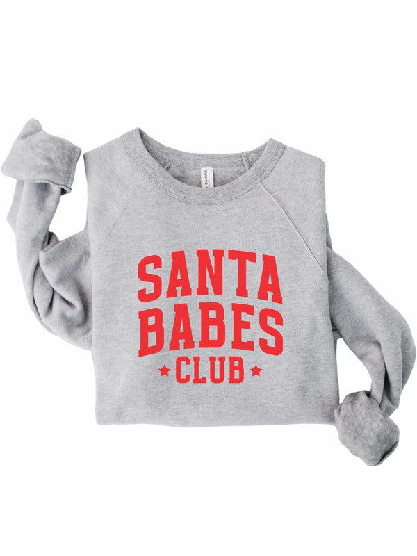 Plus Santa Babes Club Graphic Premium Crew