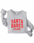 Plus Santa Babes Club Graphic Premium Crew