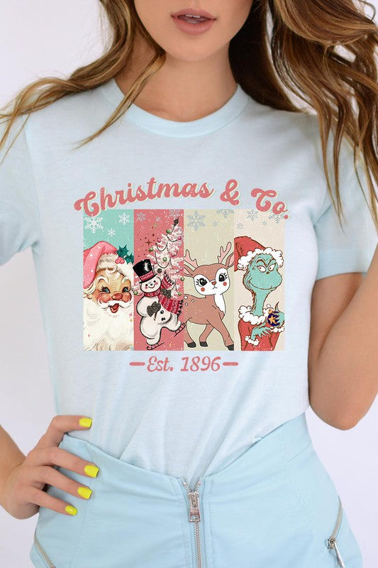 Christmas & Co Retro Santa Graphic Tee