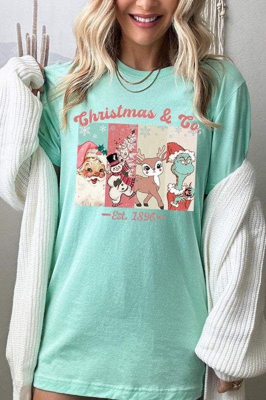 Christmas &amp; Co Retro Santa Graphic Tee