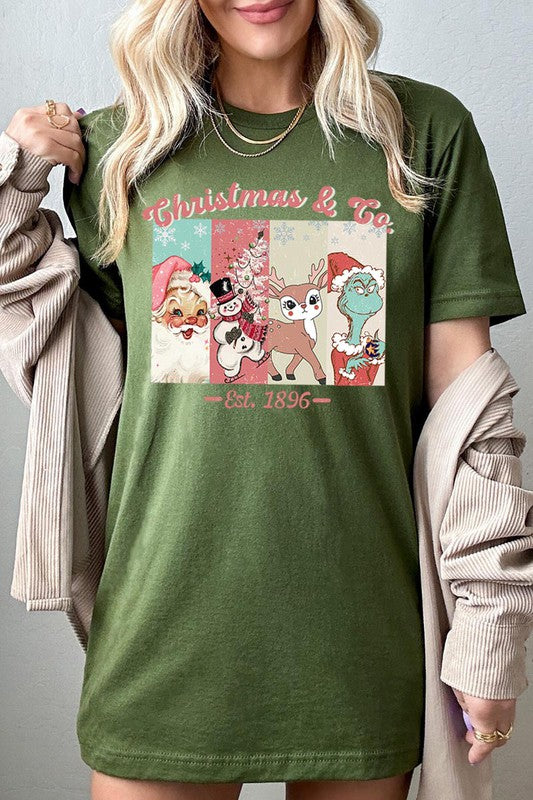 Christmas & Co Retro Santa Graphic Tee