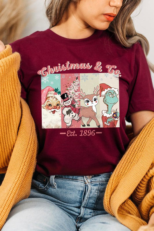 Christmas & Co Retro Santa Graphic Tee