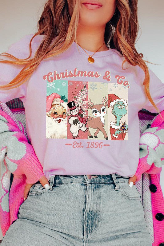 Christmas & Co Retro Santa Graphic Tee