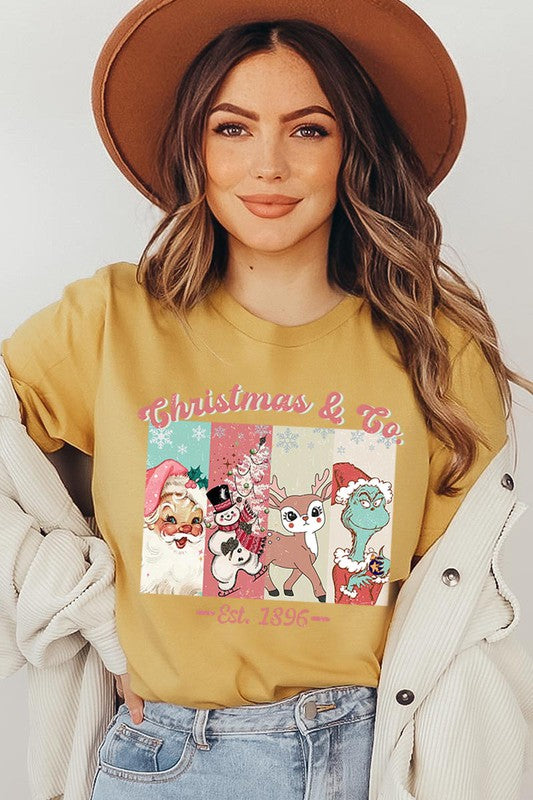 Christmas & Co Retro Santa Graphic Tee