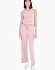 Mono B Mid-Rise Lounge Terry Pant