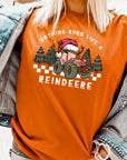 Nothing Runs Like a Reindeer Short Sleeve Graphic Tee
