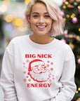 Plus Big Nick Energy Graphic Premium Crewneck Sweatshirt