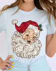 Faux Sequin Santa Graphic Tee