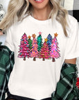 Christmas Trees Unisex Short Sleeve Graphic Tee