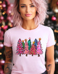Christmas Trees Unisex Short Sleeve Graphic Tee