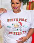 North Pole University Graphic T-Shirt