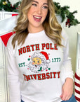 North Pole University Graphic Sweatshirt