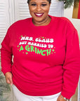 Mrs. Claus But Married to A Grinch Sweatshirt