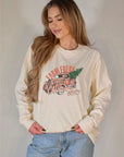 Farm Fresh Christmas Trees Graphic Long Sleeve Tee