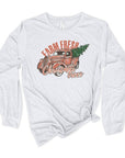 Farm Fresh Christmas Trees Graphic Long Sleeve Tee