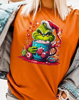 Giggling Grinch Short Sleeve Graphic Tee