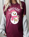 Bougie Snowman Christmas Graphic Tee