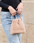 Elle Convertible Plush Top Handle Crossbody